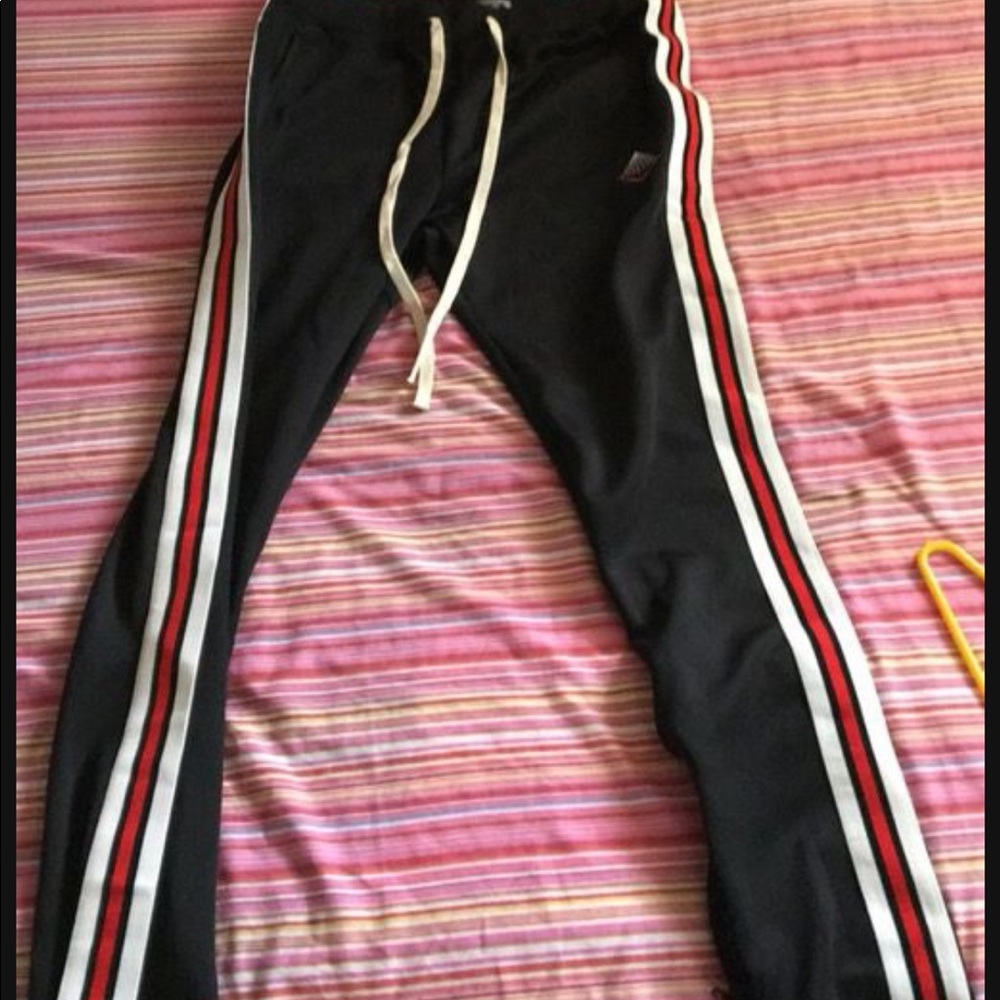 Black pyramid track pants